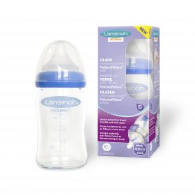 bt77140_glass_feeding_bottle_160ml_fr_eng_front BPA and BPS Free Baby Feeding Bottle